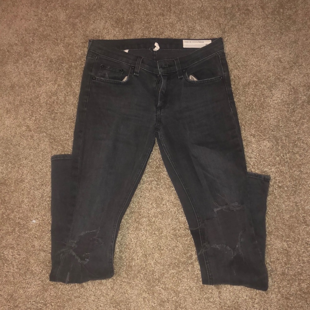 Rag and Bone Charcoal Jeans